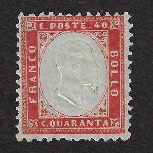 1862 40 c. rosso