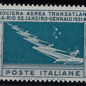 1931 Posta Aerea Crociera L. 7,70 ©