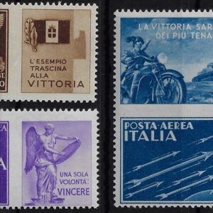 1942 Non Emessi serie completa
