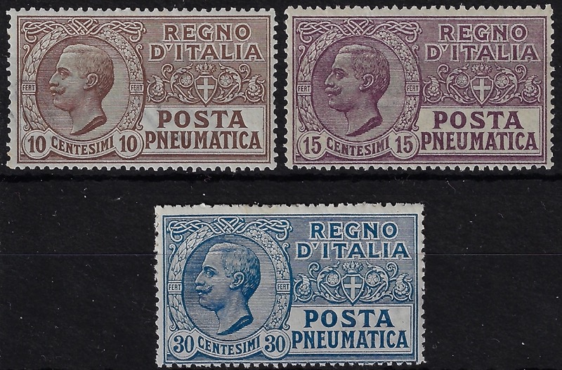 1913 Effigie di V E III serie completa
