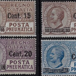 1924 Effigie soprastampati serie completa