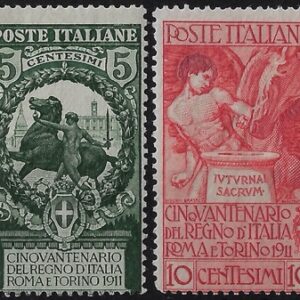 1911 Unità d'Italia serie completa