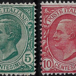 1906 Vittorio Emanuele III serie completa