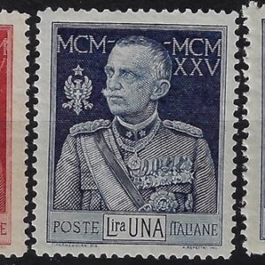 1925 Giubileo del re dent 13½ serie completa