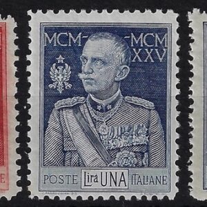 1925 Giubileo del re serie dent. Comuni