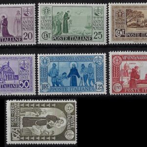 1931 Sant' Antonio serie 7 valori.