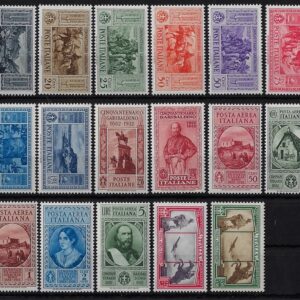 1932 Garibaldi con Posta aerea serie completa