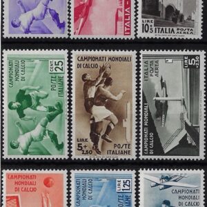 1934 Calcio con Posta aerea serie completa