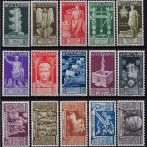 1935 Augusto con Posta aerea serie completa