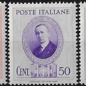 1938 G. Marconi serie completa