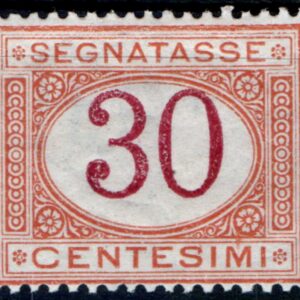 1890 Cifra in ovale 30 c.