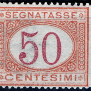 1890 Cifra in ovale 50 c.