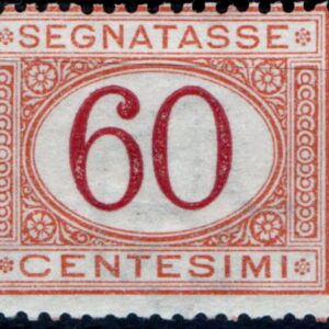 1890 Cifra in ovale 60 c.
