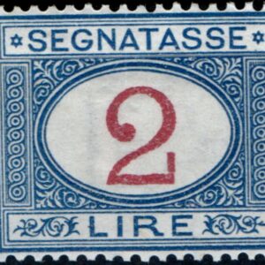 1890 Cifra in ovale 2 Lire