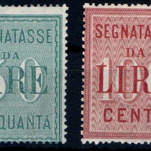 1884 Segnatasse Formato grande serie completa