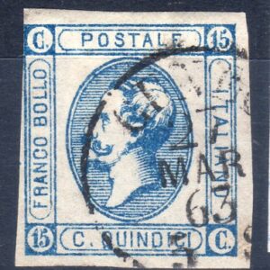 1863 15 c. 2° tipo