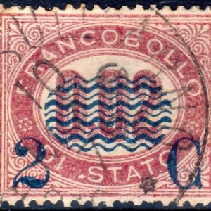 1878 2 c. su 2 c. lacca
