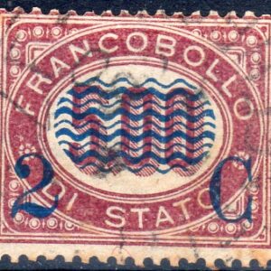 1878 2 c. su 5 L lacca