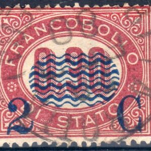 1878 2 c. su 30 c. lacca