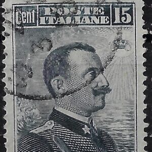 1911 15 c. calcografico " due stellette"