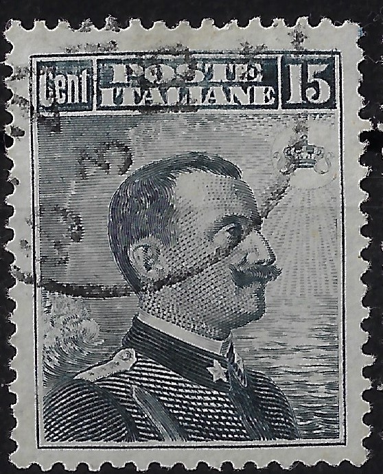 1911 15 c. calcografico " due stellette"