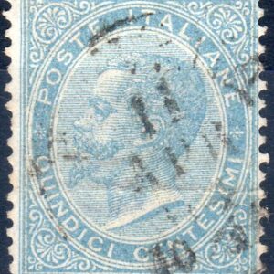1863 15 c. celeste De la Rue