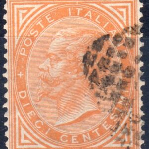 1863 10 c. ocra Torino