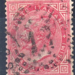 1863 40 c. rosa Torino