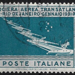 1931 Posta Aerea Crociera L. 7,70 ©