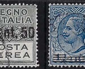 1927 Posta Aerea Effigie sovrastampato serie completa