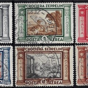 1933 Posta Aerea Zeppelin serie completa
