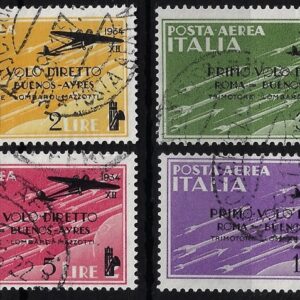 1934 Posta Aerea Roma - Mogadiscio serie completa