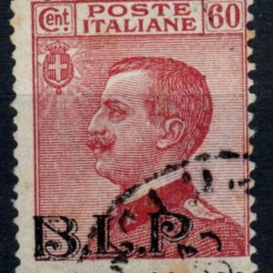 1922 B. L. P. - BLP 60 c. Carminio sopr.Nera