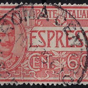 1922 Espressi Effigie 60 c. rosso