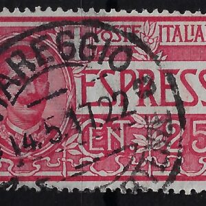 1903 Espressi Effigie 25 c rosso