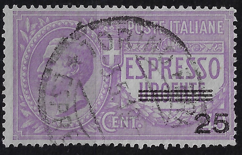 1917 Espressi sovrastampato 25 su 40