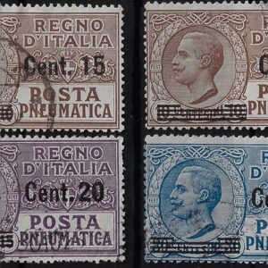 1924 Effigie soprastampati serie completa