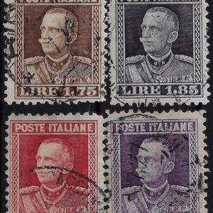 1927 V.E.III Effigie serie completa