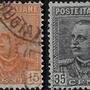1929 Nuovo tipo 15c e 35c serie completa