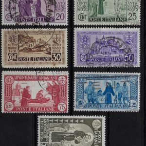 1931 Sant' Antonio serie 7 valori più comuni