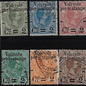 1890 Valevoli stampe © serie completa