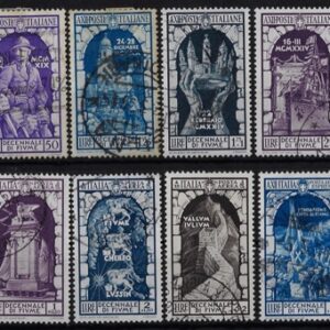 1934 Fiume con Posta aerea serie completa