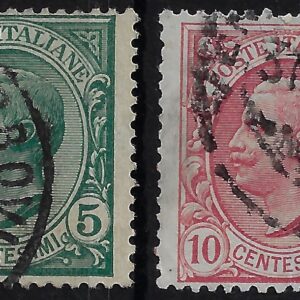 1906 Vittorio Emanuele III serie completa