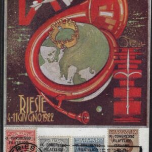 1922 Congresso Filatelico © serie completa