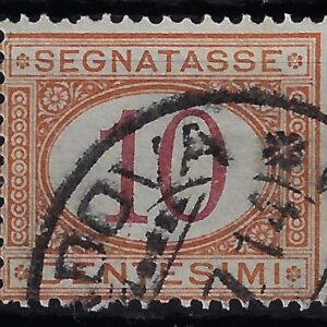 1890 Cifra in ovale 10 c.