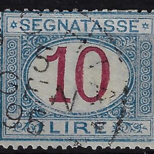 1890 Cifra in ovale 10 Lire
