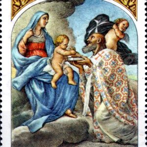 1978 Natale La Vergine, il Bambino e San Basilio