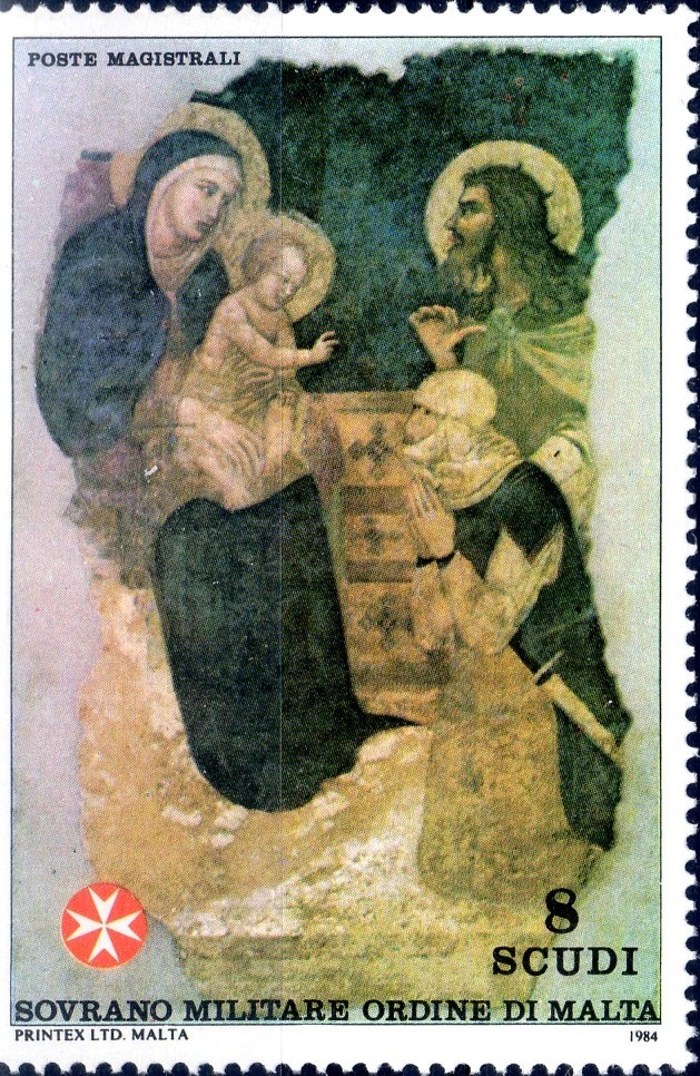 1983 Natale Affresco di Pietro Lorenzetti