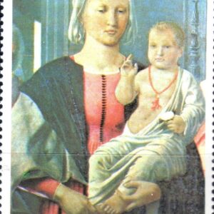 1987 Natale Dipinto di Piero della Francesca