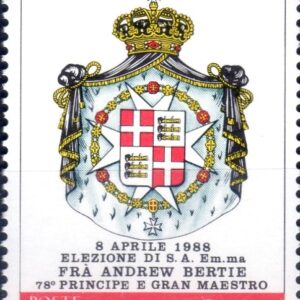 1988 Elezione di Frà A Bertie a Principe e Gran Maestro